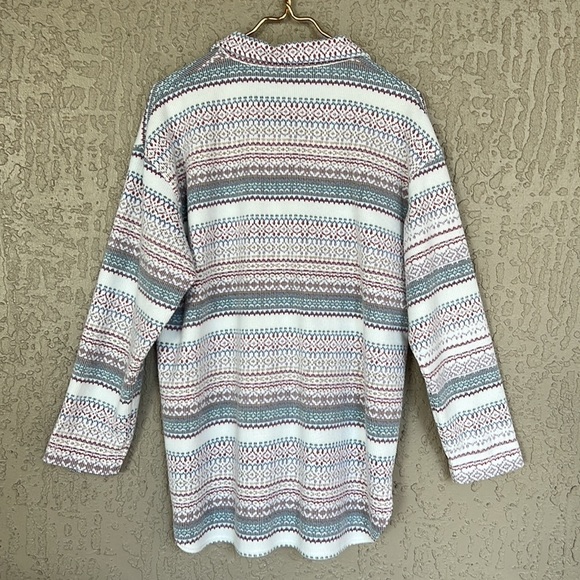 Keneth Too Vintage Printed‎ Long Sleeve Collared Button Down Shirt - Picture 5 of 9